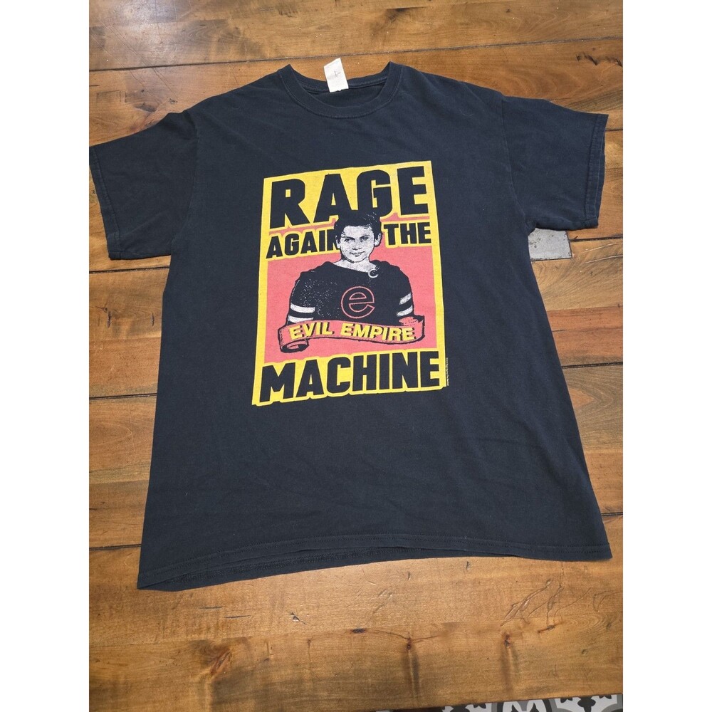 Rage Against The Machine Shirt Mens M Evil Empire Album Graphic Tee Black 2014